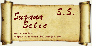 Suzana Selić vizit kartica